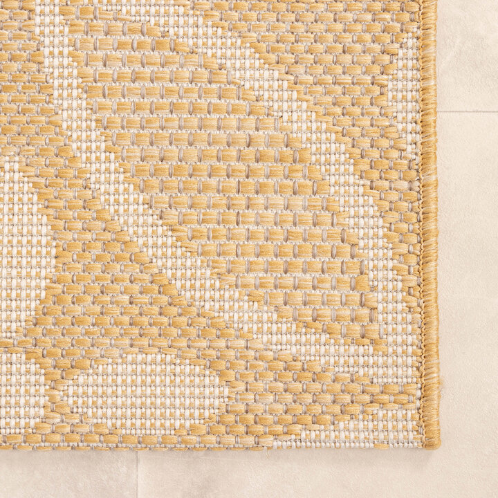 In- & Outdoor Teppich - Summer Pattern Gelb - 6