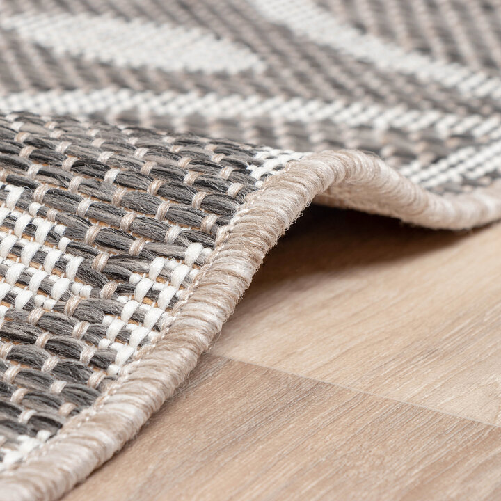 In- & Outdoor Teppich - Summer Pattern Grau - 7