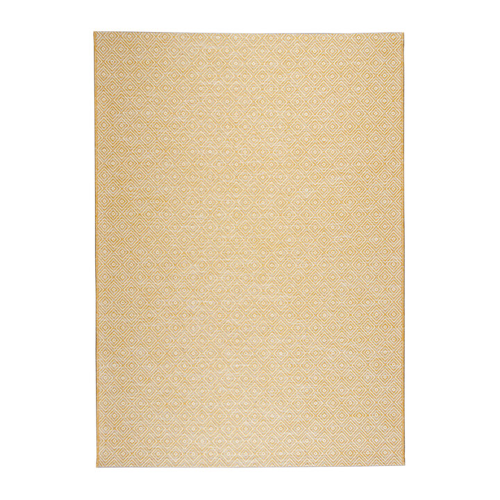 In- & Outdoor Teppich - Summer Tile Gelb - 1