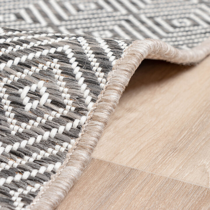 In- & Outdoor Teppich - Summer Tile Grau - 5