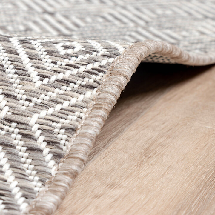 In- & Outdoor Teppich - Summer Tile Hellgrau - 7