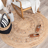Jute Teppich Rund - Fair Sun Natur - thumbnail