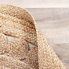 Jute Teppich Rund - Fair Sun Natur - thumbnail 5