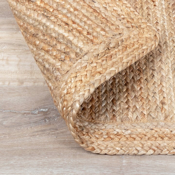 Jute Teppich Quadrat - Fair Natur - 6