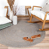 Jute Teppich Rund - Fair Grau - thumbnail 3