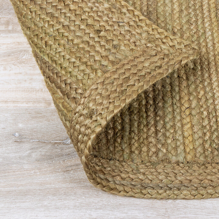 Jute Teppich - Fair Grün - 5