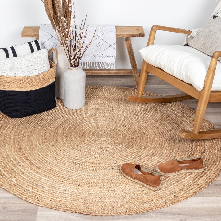 Jute Teppich Rund - Fair Natur - 3