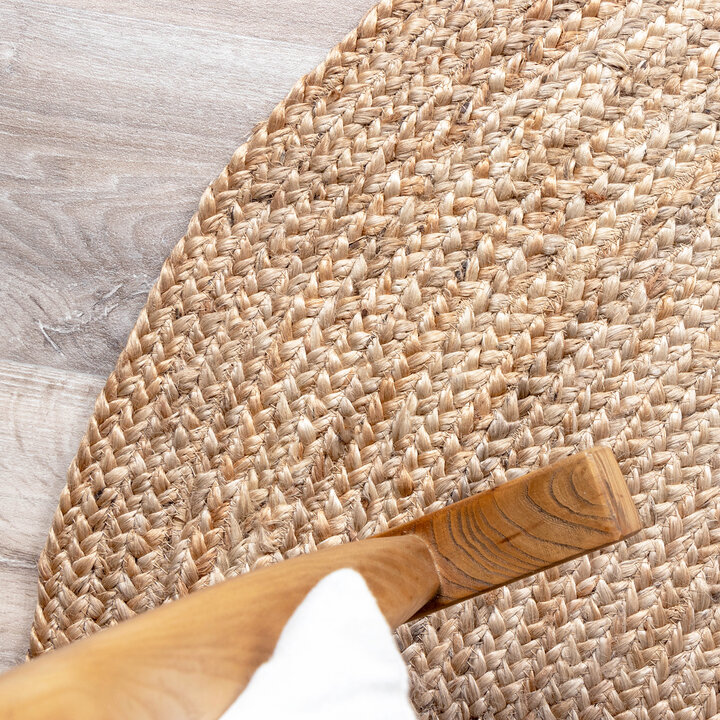 Jute Teppich Rund - Fair Natur - 5