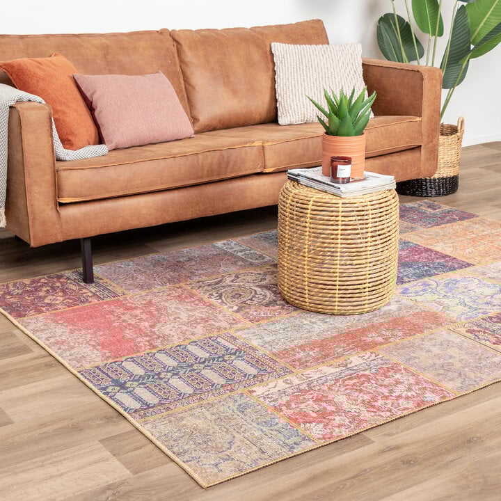 Teppich Patchwork - Moods Rot No.16 - 3