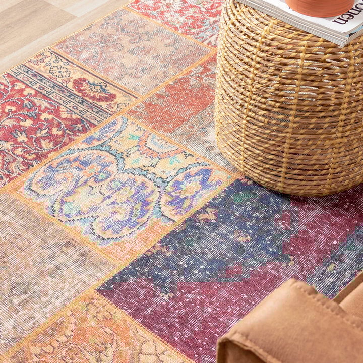 Teppich Patchwork - Moods Rot No.16 - 6