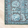 Teppich Vintage - Estate Medaillon Blau Grün - thumbnail 7