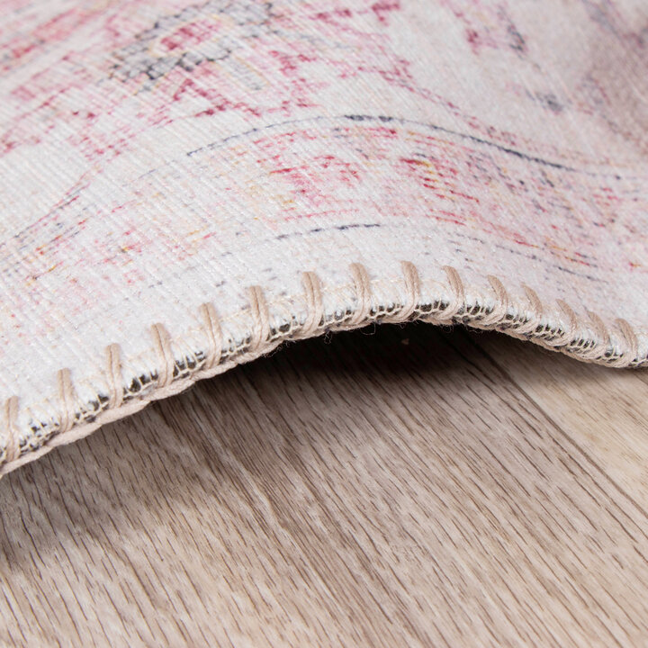 Teppich Vintage - Lago Rot Rosa - 5