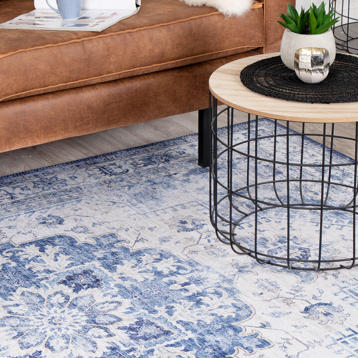 Teppich Vintage - Lago Blau - 5