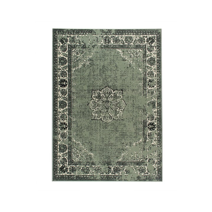 Teppich Vintage - Wonder Grün Schwarz - 1