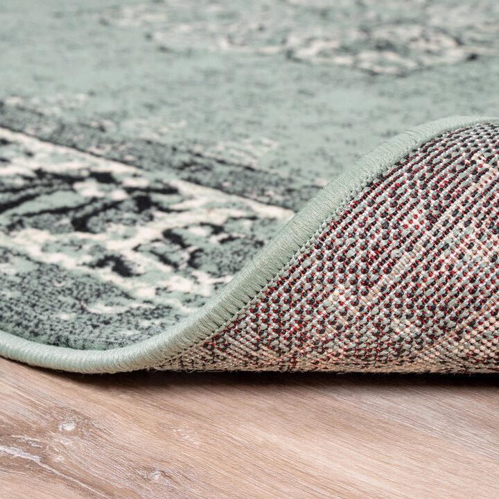 Teppich Vintage - Wonder Grün Schwarz - 7