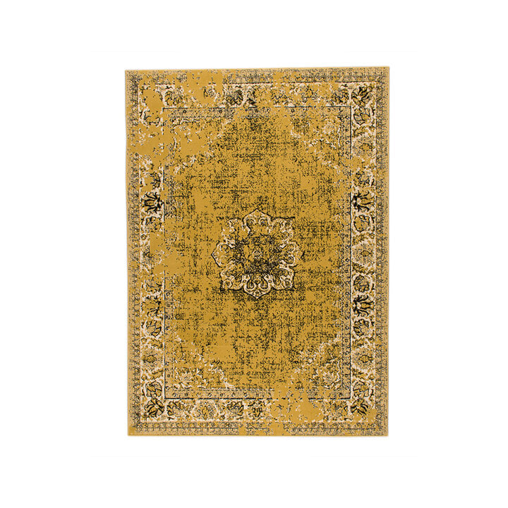 Teppich Vintage - Wonder Gelb Schwarz - 1