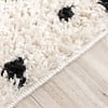 Teppich Hochflor - Grand Dots Creme Schwarz - thumbnail 5
