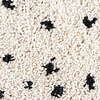Teppich Hochflor Rund - Grand Dots Creme Schwarz - thumbnail 5