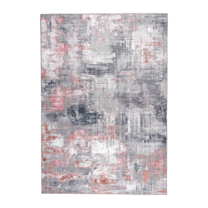 Moderner Teppich - Strength Rot Rosa - 1