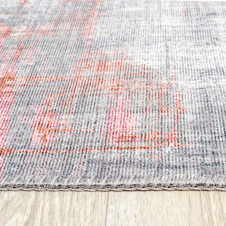 Moderner Teppich - Strength Rot Rosa - 7