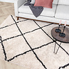 Teppich Hochflor - Sensa Lines Creme Schwarz - thumbnail 3