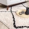 Teppich Hochflor - Sensa Lines Creme Schwarz - thumbnail 4