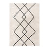 Teppich Hochflor - Sensa Pair Creme Schwarz - thumbnail 1