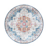 Teppich Vintage Rund - Azara Hellblau - thumbnail 1
