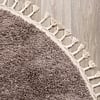 Teppich Hochflor Rund - Lofty Fringe Taupe - thumbnail 4