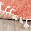 Teppich Hochflor Rund - Lofty Fringe Orange Rosa - thumbnail 6