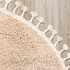 Teppich Hochflor Rund - Lofty Fringe Beige - thumbnail 5