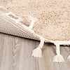 Teppich Hochflor Rund - Lofty Fringe Beige - thumbnail 6