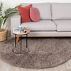 Teppich Hochflor Rund - Lofty Taupe - thumbnail
