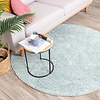 Teppich Hochflor Rund - Lofty Hellblau Türkis - thumbnail 3
