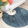 Teppich Hochflor Rund - Lofty Blau - thumbnail 3
