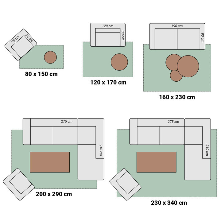 Teppich Hochflor - Lofty Hellblau Türkis - 8