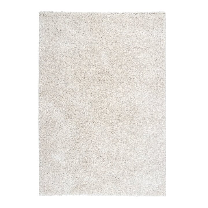 Teppich Hochflor - Lofty Creme Weiß - 1