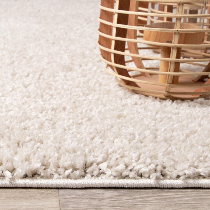 Teppich Hochflor - Lofty Creme Weiß - 6