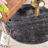 Hochflor Teppich Rund - Glazy Anthrazit - thumbnail 3