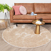 Hochflor Teppich Rund - Glazy Beige Creme - thumbnail