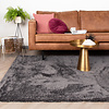 Hochflor Teppich - Glazy Anthrazit - thumbnail