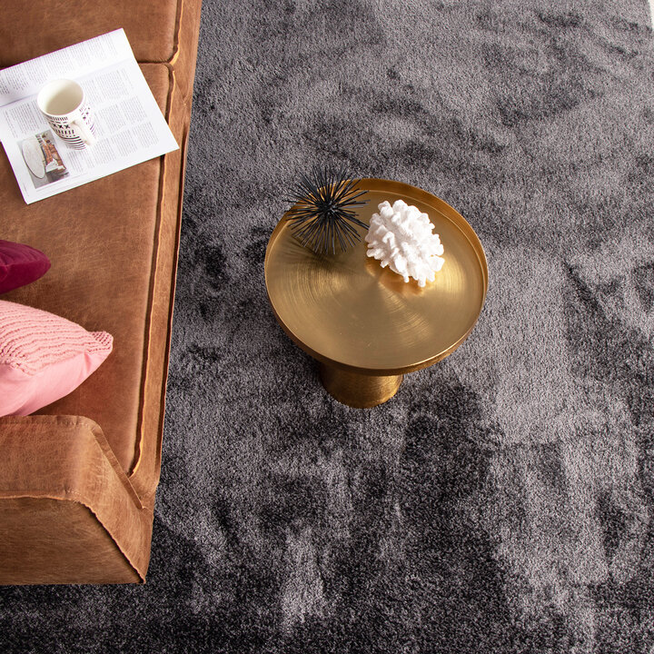 Hochflor Teppich - Glazy Anthrazit - 3