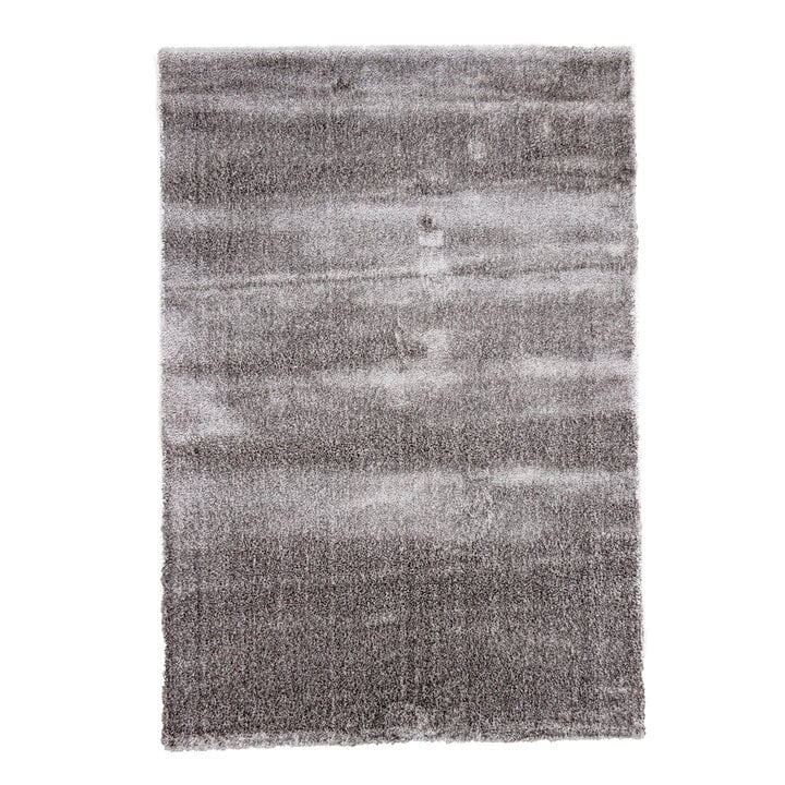 Hochflor Teppich - Glazy Hellgrau - 1