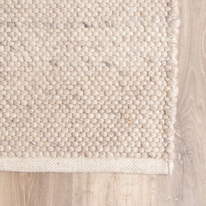 Wollteppich - Feline Weiß Meliert - 5