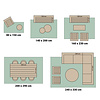 Teppich Vintage - Spring Medaillon Terracotta Creme - thumbnail 8