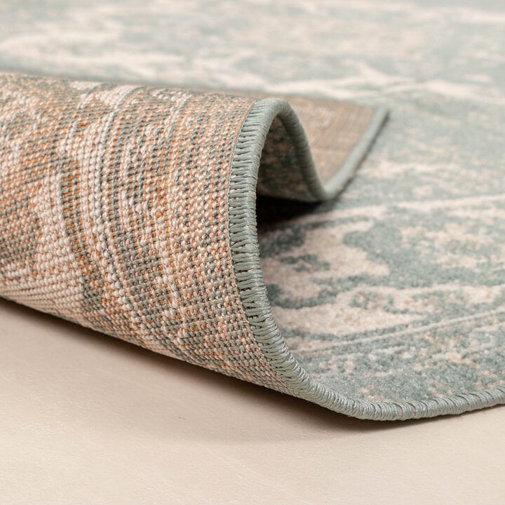 Teppich Vintage - Spring Medaillon Grün Creme - 7