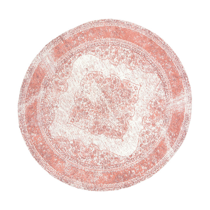 Teppich Vintage Rund - Admire Rosa - 1