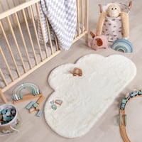 Kinderteppich - Huggy Wolke Weiß