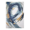 Moderner Teppich - Strong Brush Blau Gelb - thumbnail 1