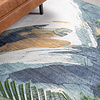 Moderner Teppich - Strong Brush Blau Gelb - thumbnail 3